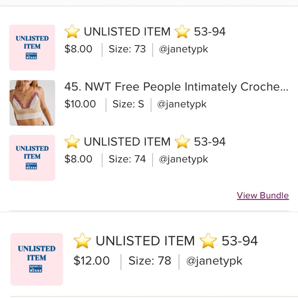 Bundle for janetypk